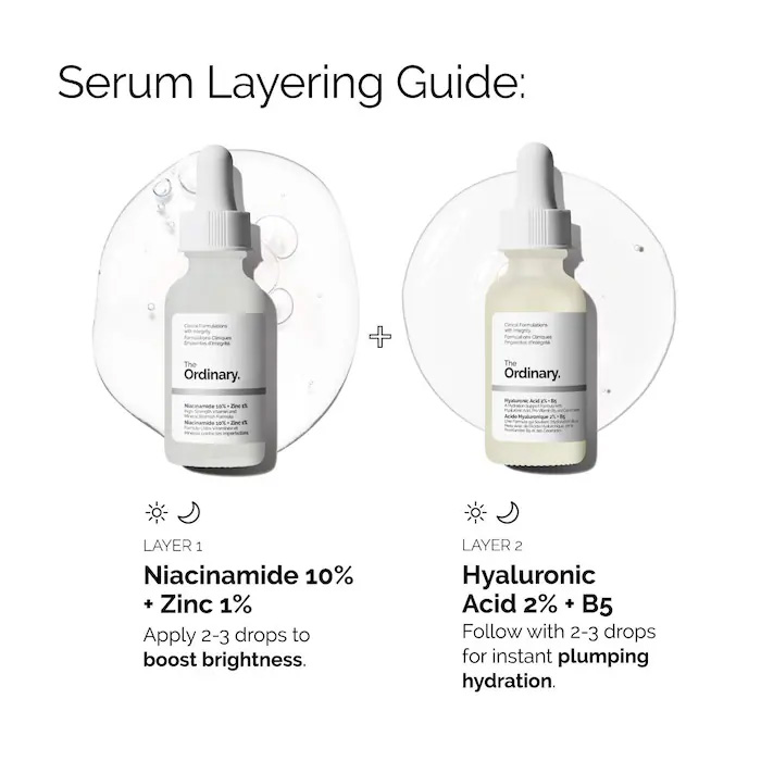 سرم ضد جوش Niacinamide 10% + Zinc 1% اوردینری حجم 30 میلی لیتر