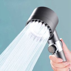 سردوش حمام 4 حالته سیلیکونی افزایش فشار آب