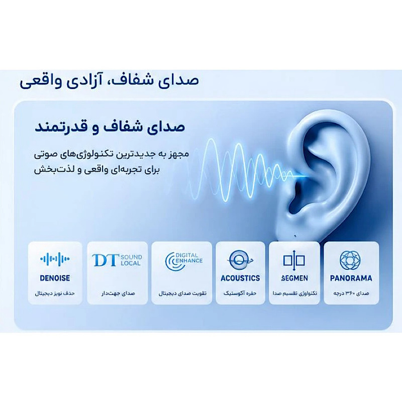 هندزفری ارگونومیک بلوتوثی مدل کلیپسی